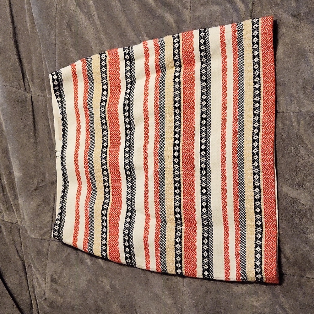 LOFT Striped Skirt